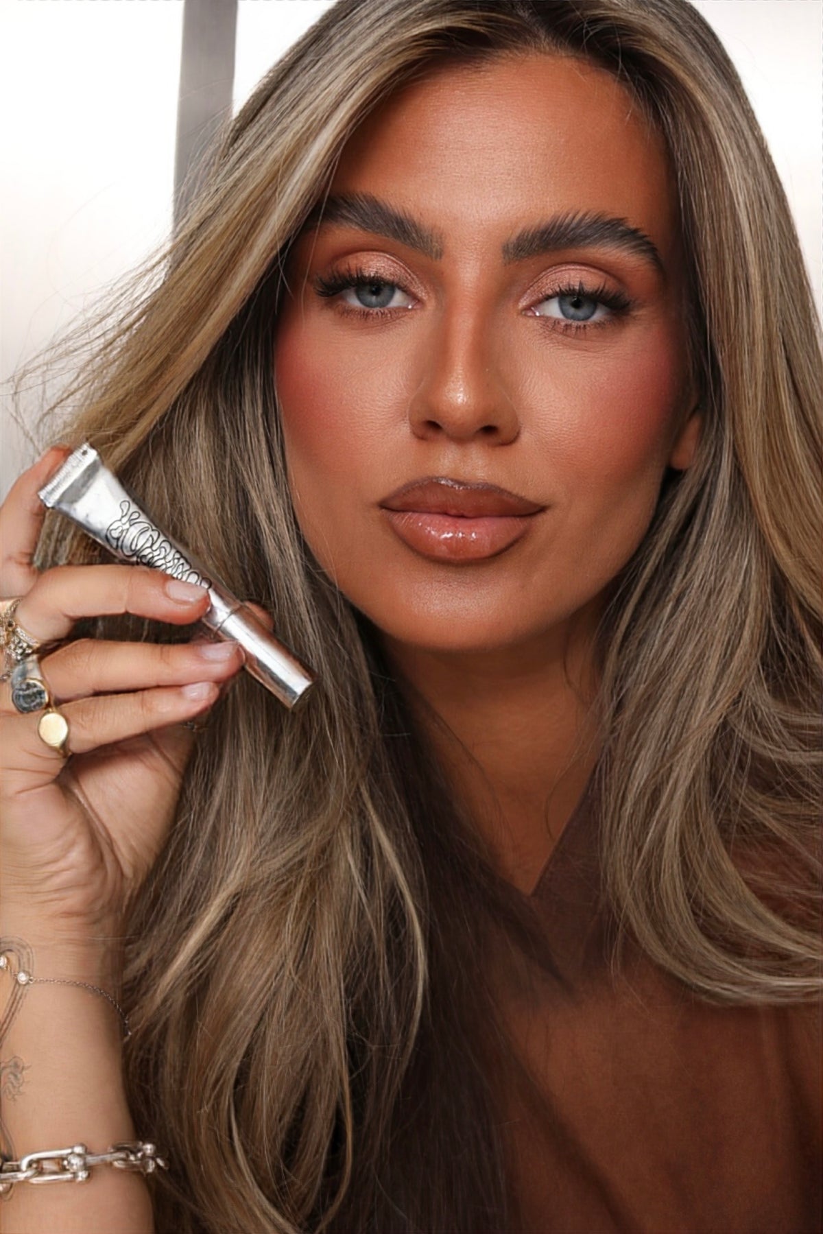 Mirror Beauty Lip Gloss Caramel